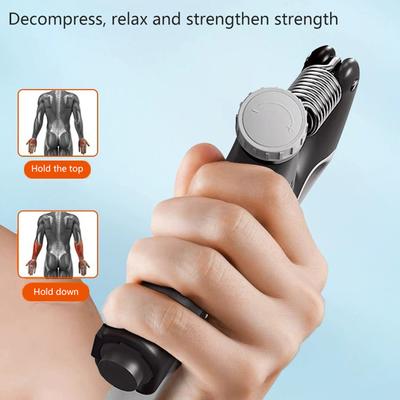 Fortalecedor de Mano Ajustable 5-60Kg Entrenador de Agarre de Mano con Contador Ejercitador de Muñeca Antebrazo y Mano para Desarrollo Muscular