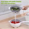 Double-layer Basket Vegetable Washing Basin Fruit Plate Living Room Home Creative Modern Net Red Style Kitchen