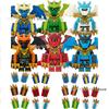 NUEVOS Dragones Mini Dibujos Animados de Anime Juguete Accesorios de Ninja Figuras Bloques de Construcción Regalo de Cumpleaños Figuritas Ladrillos