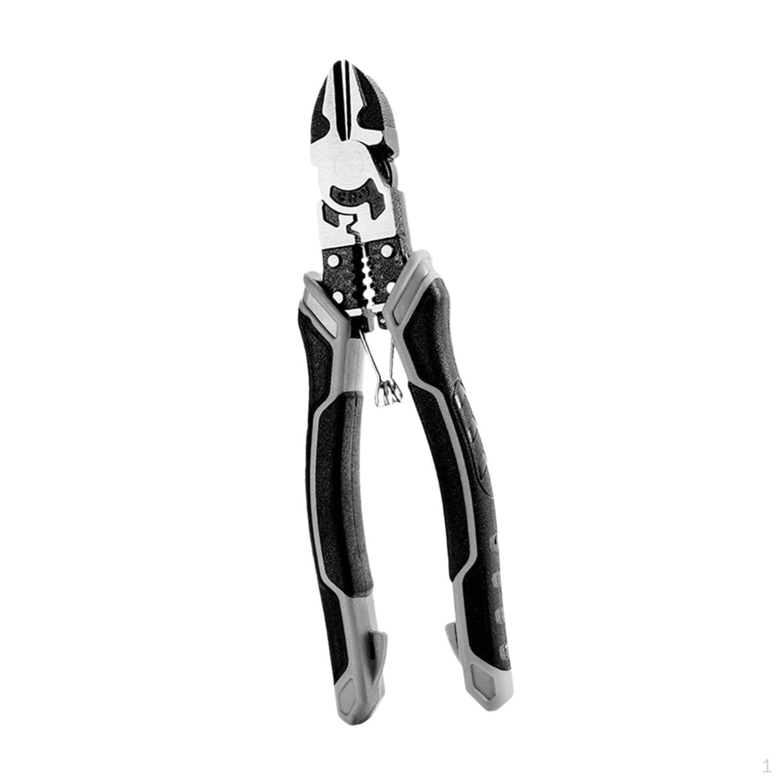 

Багатофункціональні інструменти для зачистки дроту Плоскогубці для електриків Ручний інструмент Професійний ножик для зачистки кабелю Diagonal Pliers