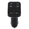 Car Bluetooth 5.0 FM Transmitter Wireless FM Radio Adapter MP3 Player with Dual USB Fast Charger for IOS
