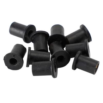 10 Stück M4 Gummi-Spreizmutter Windschutzscheibe & Verkleidung 8mm 5/16" Spreizmuttern