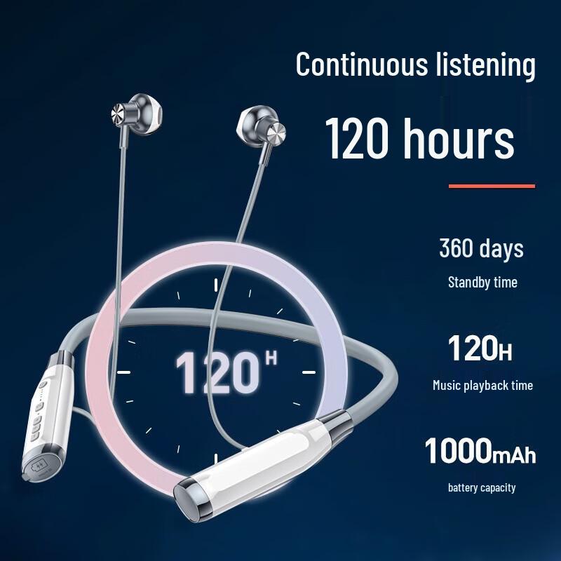 OKSJOKSJ A12 Wireless Neckband Sports Bluetooth Earphones