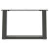 Vidaxl Coffee Table Legs, 2 Pcs, Anthracite, 40X(30-31) Cm, Steel