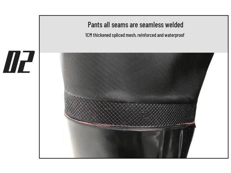 Thickened Waterproof Full-Body Waders: Fishing, Rain, and Lotus Root Digging Suit