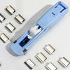 Clip Stapler Reusable Push Clamp Book Binding Machine Office Accessories For Paper Documents File Stapler School Supplies