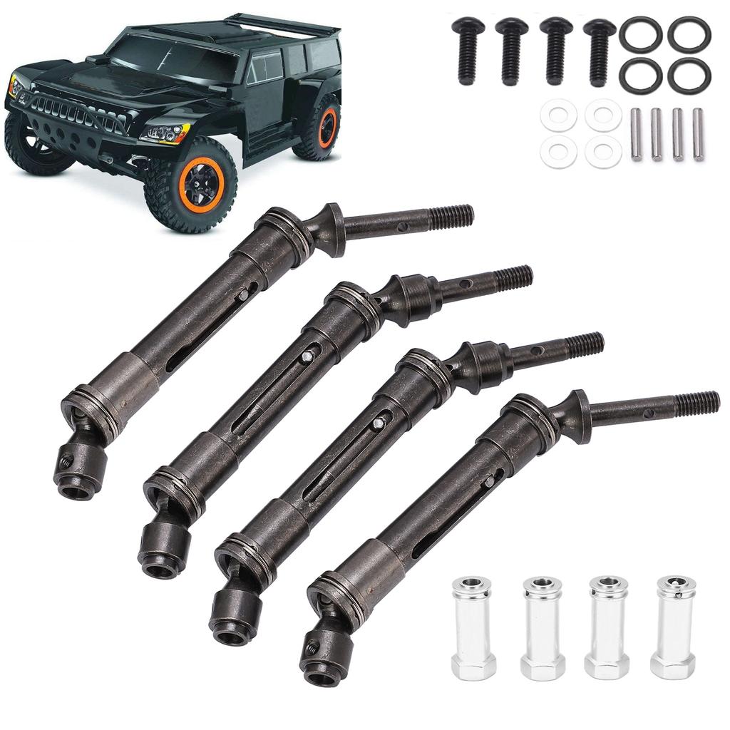 Front and Rear Drive Shaft Aluminum Alloy CVD Upgrades Parts for 1Celsius10 RC Car