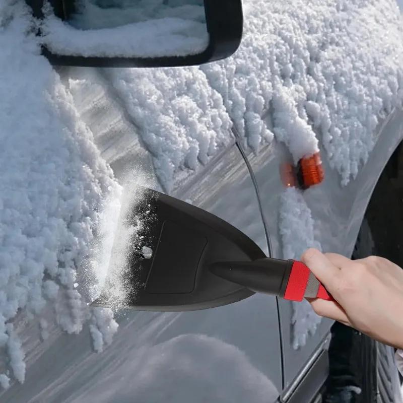Winter Emergency Kit Snow Removal Tool for Car Telescopic Snow Brush with Ice Scraper Foam Grip Easy Use for SUV Truck