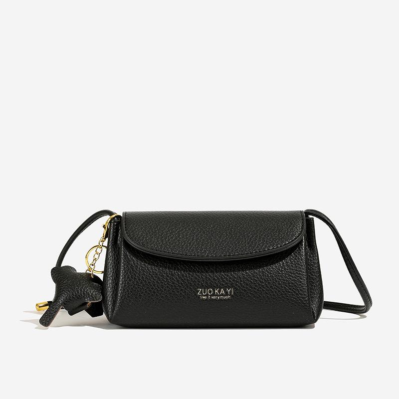 

Women s bag new messenger bag satchel small bag shoulder versatile summer soft leather women s bag чёрный
