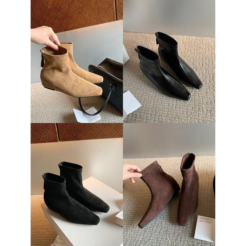 Sheepskin version inner heightening boots women's 2025 new autumn and winter suede tall knight boots elastic thin long boots