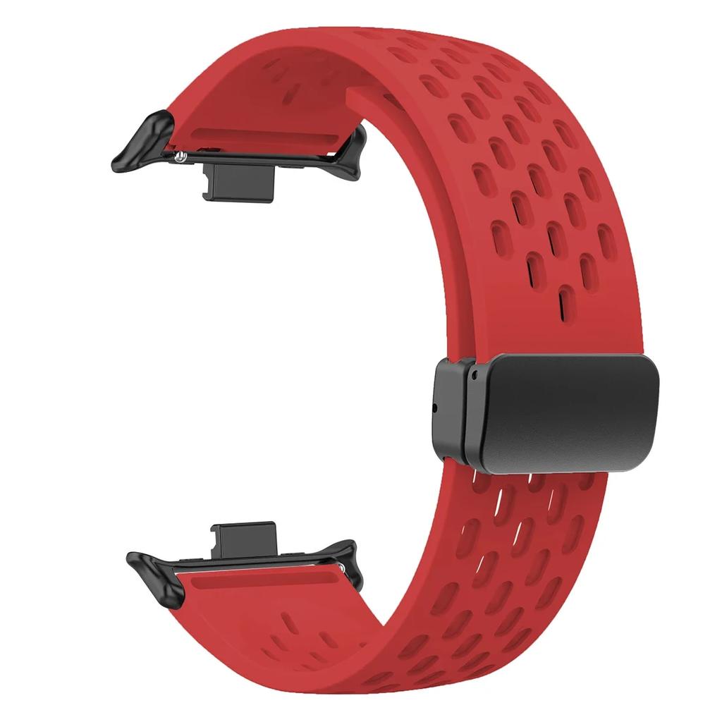 Silicone Strap for Redmi Watch 5 4 Magnetic Buckle Sports Band for Mi Band 9pro 8pro Correa Breathable Bracelet Accessories