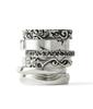 Sterlingworth Meteor-R1 Natural Stone Silver Ring