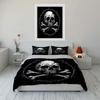 "Skull Barbed Rope Decorative Set" Soft Comfortable Duvet Cover Bedding Set Included 1*Duvet Cover & 2*Pillowcases gift
