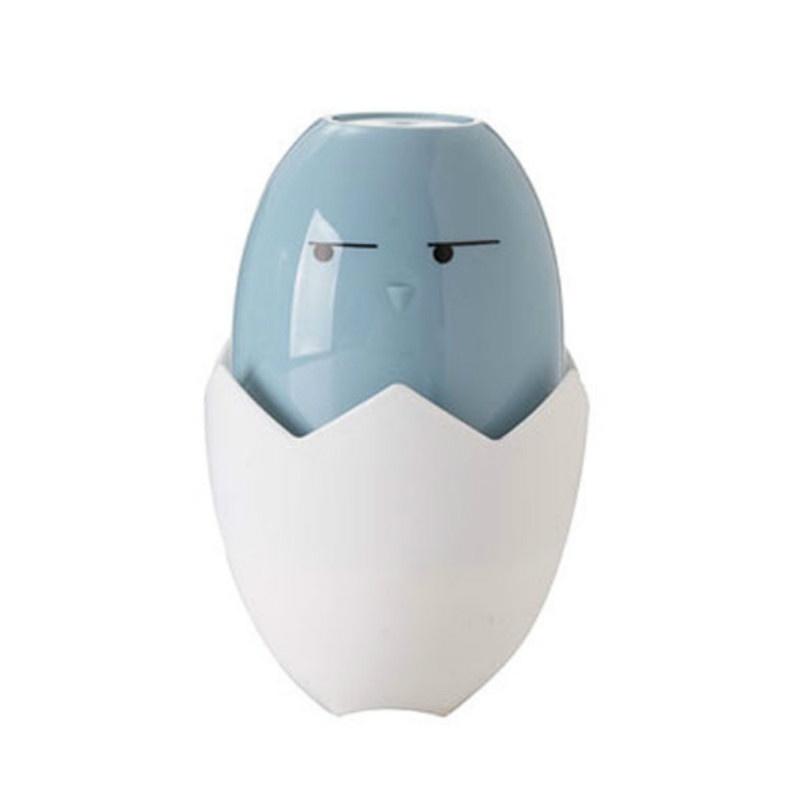 Cartoon Cute Chick Toothbrush Holder Family Toothbrush Organizer Wall Suction Cup Bathroom Set Accessories