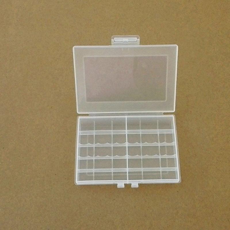 Hard Plastic Battery Holder Case Organizers Container For 2A 3A Size Batteries
