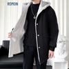 Men's Mid-Length Hooded Warm Jacket