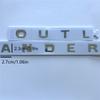 AAZQ1 OUTLANDER Letter ABS Plastic Car Logo Is Suitable for Body Trunk Tail Side Sticker Decorative Decal Accessories