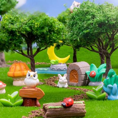 Moss Micro-landscape Magic Forest Owl Tree Brand Garden Landscape Decoration Accessories Mini Ornaments