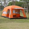 Double-Layer Outdoor Tent: Two Rooms & Living Area - Spacious, Portable, and Durable for Camping & Picnics
