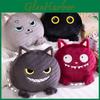 Cartoon Black Cat Plush Pillow With Pp Cotton Filling For Sofa Bed Car Decor