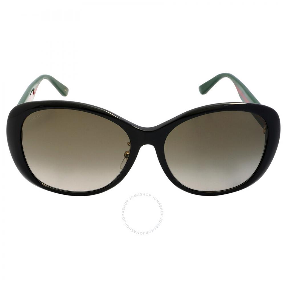 

Gucci Brown Gradient Round Ladies Sunglasses Gg0849sk 001 59