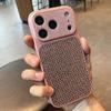 Compatible Case for iPhone 17 Pro Max: Luxury Sequin Design, 16 Large Window, 15 Rhinestone Lens, Fits 14/13 Models.