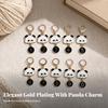 10 Pieces Stitch Markers with Panda Charm Enamel Crafting Accessories Colorful