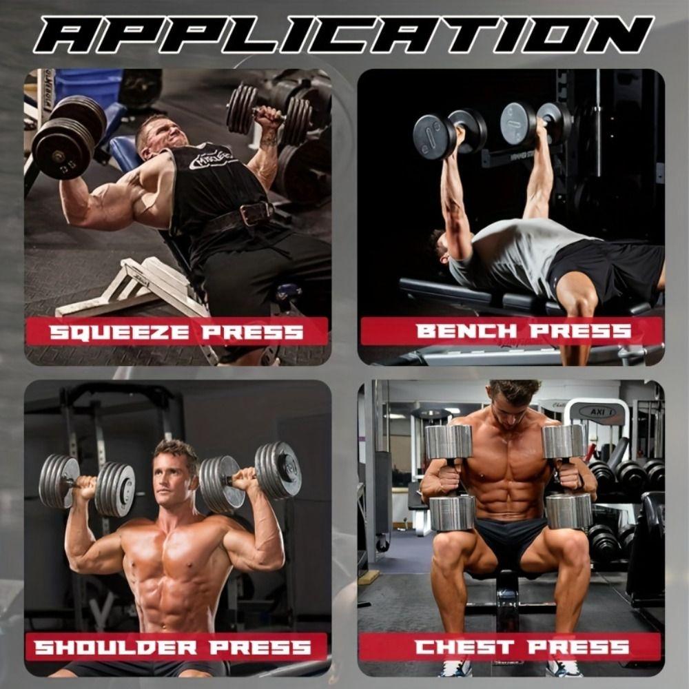 Heavy-Duty Dumbbell Spotter Hooks Thickened Safety Connector for Chest Workout Gift for Gym Lovers