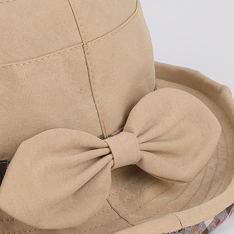 Summer Sunshade Hat for Women, Korean Version, Fashionable Contrasting Color Checkered Fisherman Hat, Tourist Large Eave Sun Hat