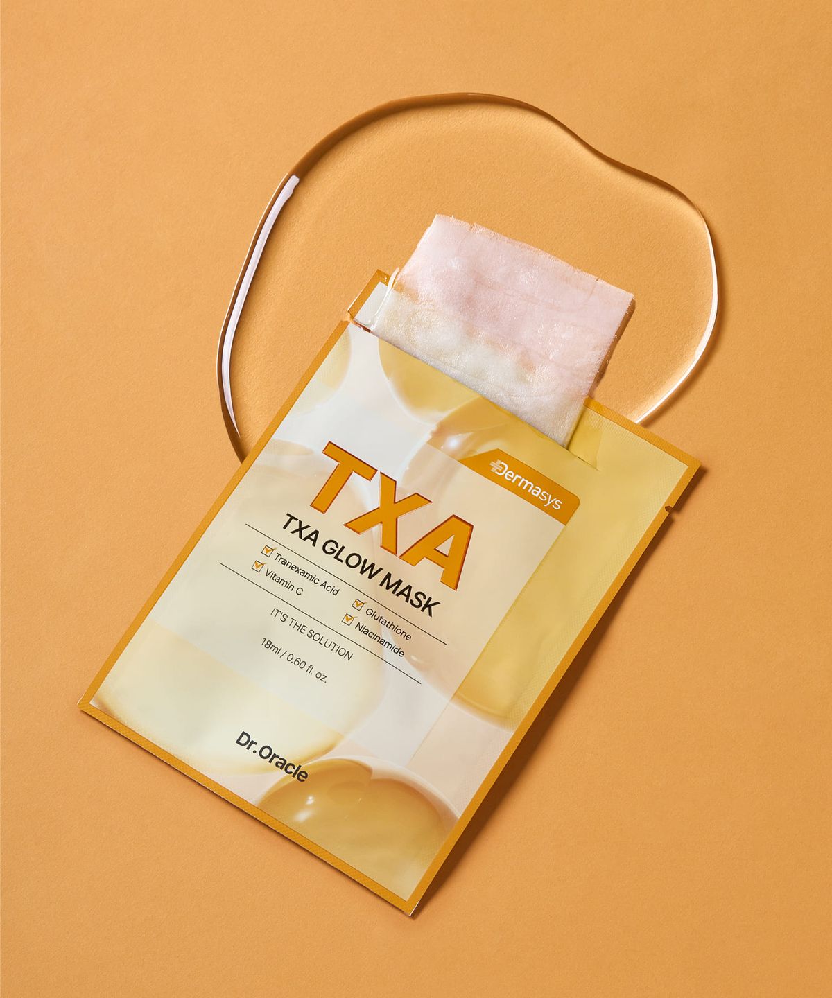 Dermasys Tranexamic Acid Glow Mask (10 sheets/1 box)