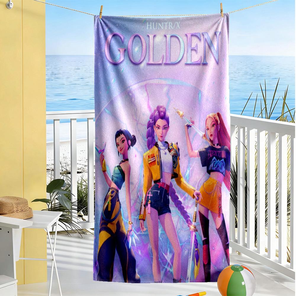 Galactic Glamour Squad Beach Towel Super Soft & Absorbent Comfortable Lightweight
