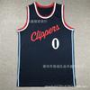 Custom Embroidered Basketball Jersey City Edition Men Women Cotton Sports Uniform LA Clippers Kawhi Leonard Paul George