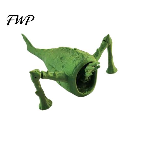 Handcrafted Sea Monsters Statue 3D Printed Monsters, Articulated Fidget Toy, Eater Deep Creature Ornament Collectible, Stress Relief Desk Toy & Unique