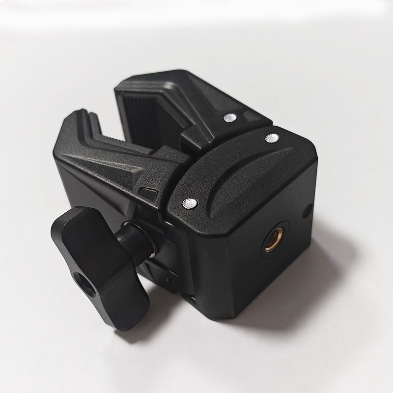 1Pcs Photography Equipment Accessories Adjustable Mounting Clamp With 1/4Inch Screw Hole 15-45Mm Adjustable Jaw