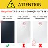 2PCS Für Samsung Galaxy Tab EINE 10,1 2019 T510 T515 Gehärtetem Glas Tablet Screen Protector für Samsung Tab EINE 10,1 Film Saubere Abdeckung