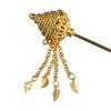 Ancient Hanfu Headwear Thai Headdress Ancient Style Headwear Metal Hair Sticks Tassels Hairpin