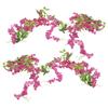 2 Artificial Wisteria Flower Vines for Elegant Home and For Wedding Decor Long Lasting Silk Material for All Occasions