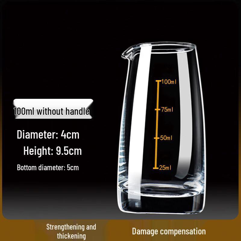 Qiwei 500ml Thickened Handmade Glass Decanter & Serving Pitcher