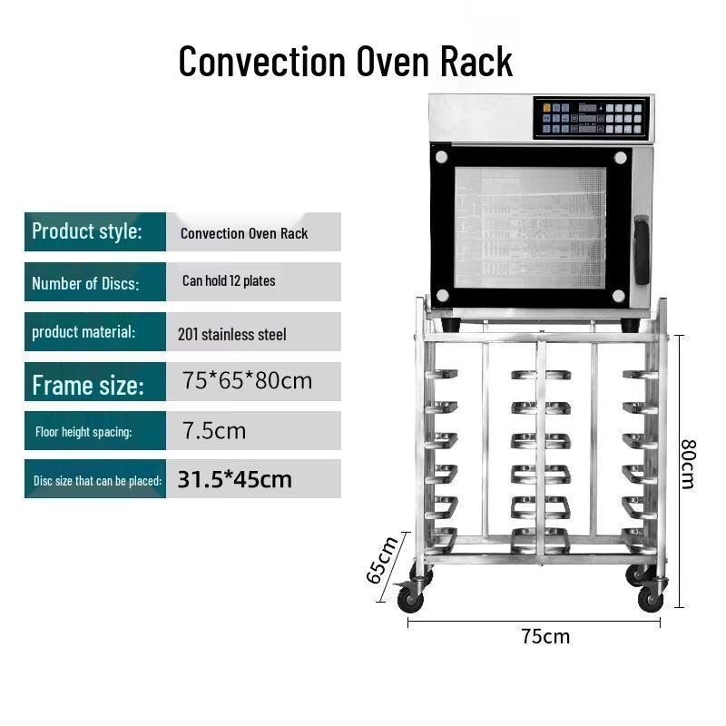 Commercial Stainless Steel Baking Tray Rack Trolley