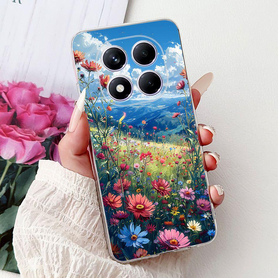 For Xiaomi Redmi Note 14 Pro 5G Case 2025 New Stylish Flower Soft Silicone TPU Phone Cover For Redmi Note 14 Pro+ Plus Protector