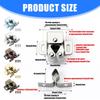 15set Double Roller Cabinet Lock Latches Furniture Catches Cupboard Door Double Roller Catches Furniture Hardware