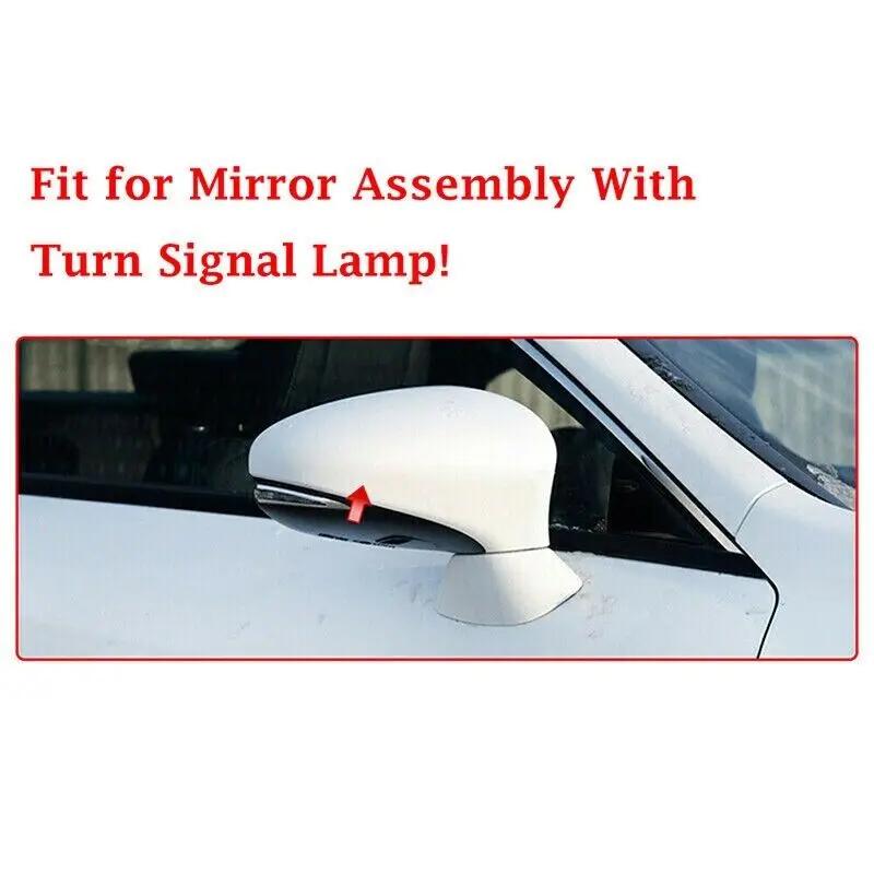 Car Side Rearview Mirror Cover Caps For Lexus IS ES GS LS CT RC F-Sport IS200 IS250 IS300 IS350 2014- Add On Mirror Covers