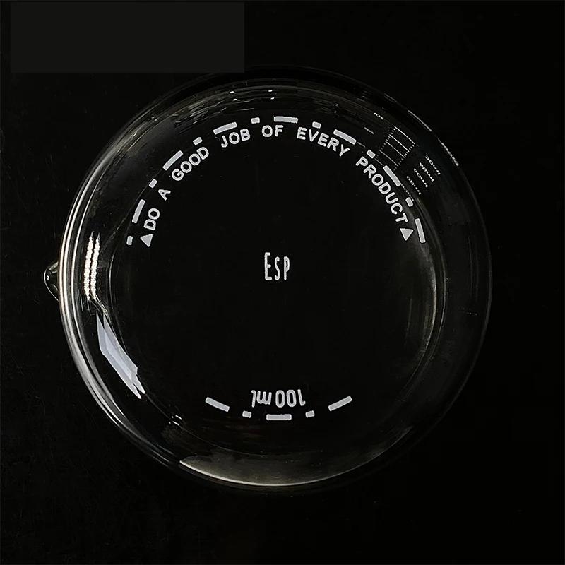 100ML Espresso Coffee Measuring Cup Heat-resistant Round-shape Dosing Shot Glass Kitchen Accessorie Jugs for Home Barista Use