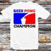 Beer Pong Kampioen Pub Gamer Speler T-shirt B1176