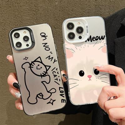 Silicone Case For Oppo A5X A6X A3X A5 A3 Pro A60 A79 iPhone 17 16 15 14 13 12 11 Samsung A07 A37 A57 Cover DIY Painted Cartoon Shockproof Phone Bumper