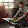 Heavy Duty Roll Up Tool Bag, Oxford Fabric Multi Tool Organizer For Mechanics Electricians Carpenters, Garage Storage
