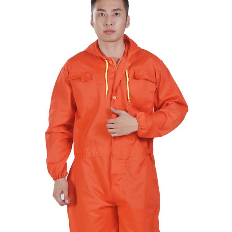 Men's Plus Size Dustproof & Stainproof Long Sleeve Work Jumpsuit