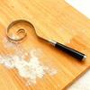 Rust-proof Stainless Steel Dough Whisk Handheld Dough Blending Tool  Pastry Making