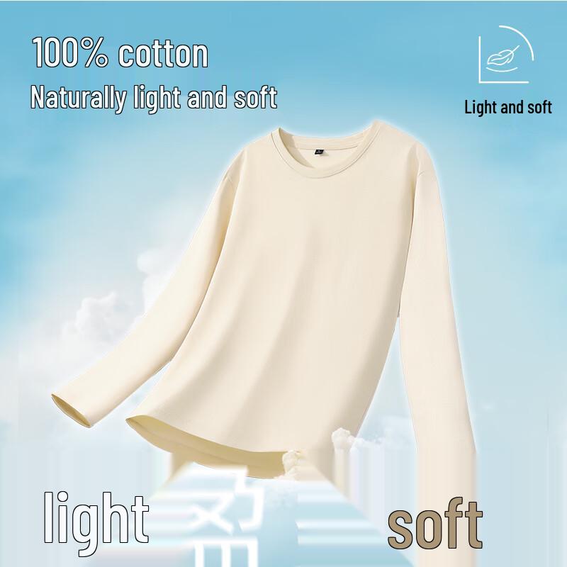 JEANSWEST LIFE Unisex Combed Cotton Long Sleeve T-Shirt