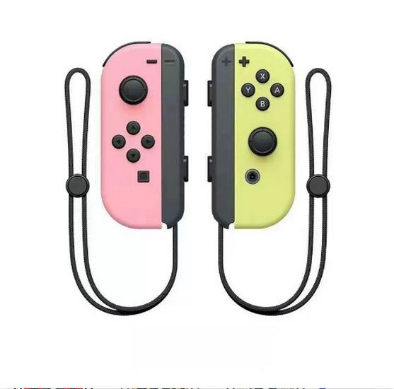 Wireless Bluetooth Joy-Con Controllers with Wake-Up Feature and Wrist Strap, Left and Right Separately for Switch